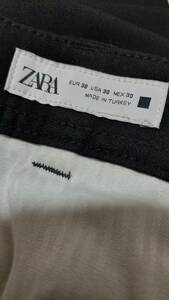 【美品】ZARA ザラ RN77302 パンツ ブラック サイズ: 30