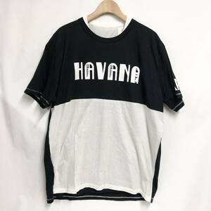 ○★新品未使用　lucien pellat-finetI（ルシアン ペラフィネ）HAVANA 2PACK Tシャツ　M　ホワイト/ブラック★○