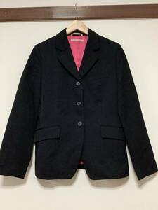 と1241 P.S Paul Smith Women ポールスミス テーラードジャケット ウールジャケット 40 ブラック