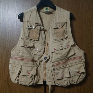 70s ヴィンテージ ビンテージ ideal フィッシングベスト M masland ORVIS llbean