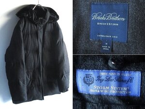 Brooks Brothers ブルックスブラザーズ Loro Piana Storm System ロロピアーナ ストームシステム ウール ダウンジャケット M チャコール