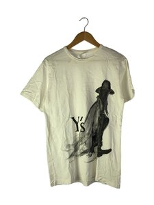 Y’s◆Tシャツ/-/コットン/WHT/プリント/yf-t76-990