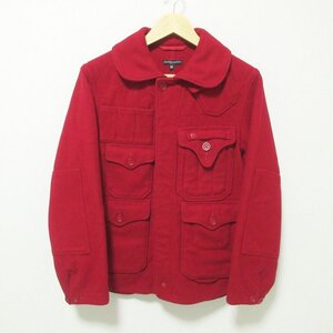 美品 ENGINEERED GARMENTS エンジニアードガーメンツ クルーザージャケット ブルゾン カバーオール XS レッド 102