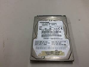 中古品 TOSHIBA 2.5インチHDD 120GB S-ATA接続 現状品