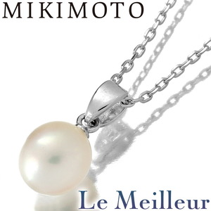 【ぽっきりセール対象商品】ミキモト ネックレス アコヤ真珠 7.1mm WGK14 MIKIMOTO 中古 プレラブド 返品OK