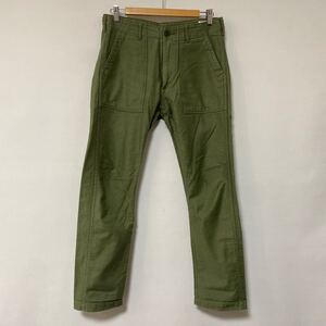 美品 orslow スリム ファティーグ ベイカー パンツ S オアスロウ baker pants ミリタリー army