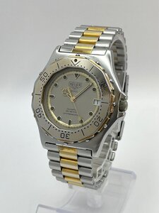 1円～/HEUER/ホイヤー/プロフェッショナル/3000/934.206/3針/デイト/コンビカラー/200M/クォーツ/メンズ腕時計/ジャンク/T046