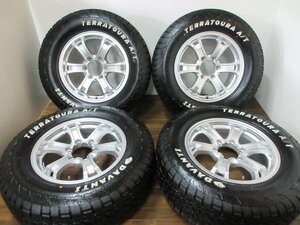 【送料無料・税込み】WEDS キーラー 17in7.5J+40 6穴PCD139.7 DAVANTI A/Tタイヤ 265/65R17 24年製 パジェロ ビッグホーン 他