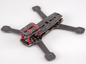 AquaPC★送料無料 BeeRotor 250 Carbon Fiber FPV Racing w/PDB LED★