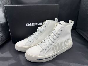 S☆未使用☆ DIESEL ディーゼル S-DESE MID CUT ハイカット スニーカー ホワイト 靴 シューズ Y01994 P0465 JPN27