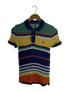 POLO RALPH LAUREN◆ポロシャツ/M/コットン/マルチカラー//