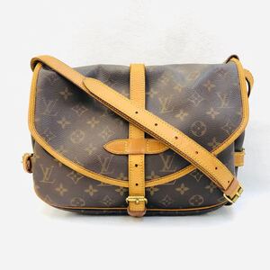 LOUIS VUITTON ソミュール30 モノグラム ショルダーバッグ LV B5