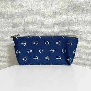 ハンドメイド　ペンケース　ポーチ★イカリ