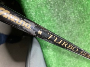 【同梱対応可】中古シャフト　ドライバー用　ミズノ純正 TURBO GOLD　FLEX-S 　44.25インチ　グリップ付　Ｙ2816