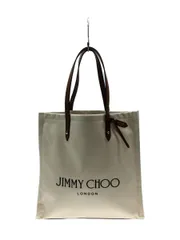 JIMMY CHOO トートバッグ ホワイト 無地