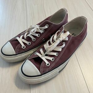 1円スタート 美品 CONVERSE コンバース オールスター ローカット スニーカー 24cm レディース靴