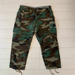 米軍実物 ウッドランド カーゴパンツ 迷彩 放出品 未使用品 DEAD STOCK デッドストック 80s U.S.ARMY BDU ノンリップ props store propper