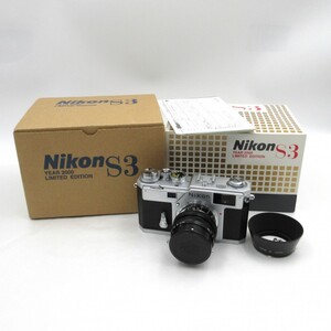 1円〜 Nikon ニコン S3 YEAR 2000 LIMITED EDITION フィルムカメラ NIKKOR-S 50mm F1.4 箱付 動作確認済 現状品 y314-3354742【Y商品】