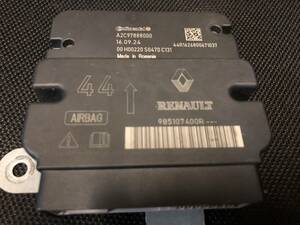 ルノー キャプチャー RENAULT A2C97888000 985107400R エアバッグ コンピューター ECU 修理します。保証付き。 エアーバック AB14112