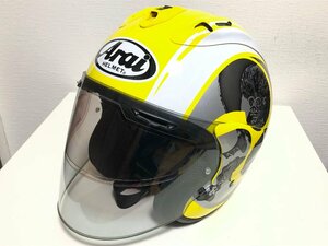 最終値下げ！ 絶版希少■アライ Arai VZ-RAM 鼓動2 風神 雷神 限定スペシャルカラー イエロー ヘルメット■Lサイズ 生産終了品 入手困難