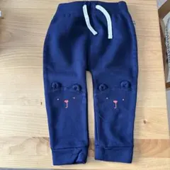 GAP ベビー パンツ 18-24ヶ月 ネイビー クマデザイン