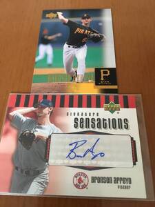 【元Redsox/Bronson Arroyo/MLB通算148W】2006 Upper Deck Signature Sensations Auto