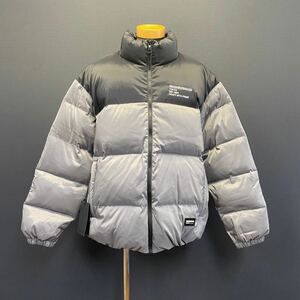 NEIGHBORHOOD CLASSIC DOWN JACKET 232TSNH-JKM04 ネイバーフッド クラシック ダウンジャケット size XL グレー/ブラック 