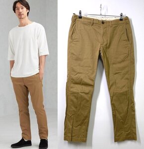 【メンズ M】UNITED ARROWS GREEN LABEL RELAXING アローズ SC アーバンスリムフィット チノパンツ ベージュ 