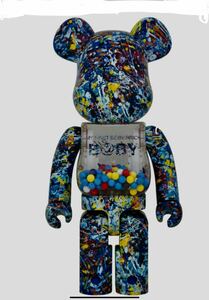 即決定価　新品　未開封　メディコムトイ ベアブリック MEDICOM TOY MY FIRST BE@RBRICK B@BY Jackson Pollock Studio Ver.1000％