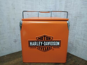 希少　 HARLEY DAVIDSON ハーレーダビッドソン クーラーボックス　アウトドア　キャンプ　ツーリング　レジャー　ジャンク