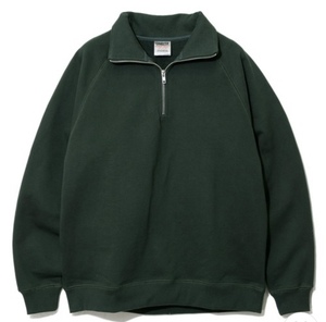 ☆スウェット　ＯＮＥＩＴＡ／ オニ－タ　１５oz ＨＡＬＦ　ＺＩＰ　グリーン　サイズＭ　未使用品☆