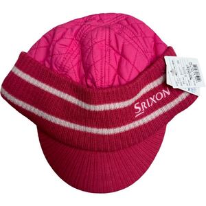 スリクソン SRIXON ニットキャップ ピンク 新品未使用 タグ付き