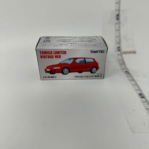 未使用　TOMICA トミカリミテッドヴィンテージネオ TLV 1/64 HONDA ホンダ シビック SiR-II 赤 レッド LV-N48a