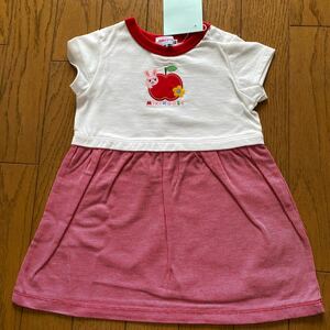 SALE 即決　新品　ミキハウス　ワンピース　80 MIKIHOUSE 女の子 キッズ 半袖