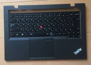 ▲Thinkpad X1 Carbon 2014年用 キーボード +パームレスト+タッチパッドセット ☆0C45139