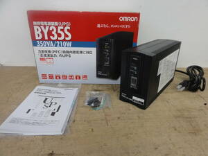 ♪ OMRON オムロン BY35S 無停電電源装置 350VA/210W 通電のみ確認 動作未確認 ※ジャンク品　■１００