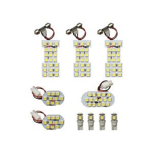 日産 セレナ C26系 LED ルームランプ 10点 SMD 室内灯 イエロー TN-6090