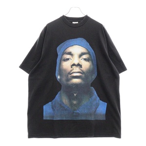 VETEMENTS ヴェトモン 16AW Snoop Dog Tee WF17TP14 スヌープドッグ オーバーサイズプリント半袖Tシャツ ブラック