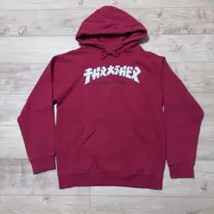 THRASHER スラッシャー　ゴジラ文字　パーカー　スケーター