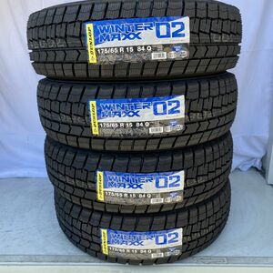 今季入荷分 2023年製以降 新品 ダンロップ ウインターマックス WM02 175/65R15 4本 175/65-15 スタッドレス 国内正規品 4本送料込37000円~