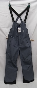 期間限定送料込み超特価!!正規新品 25 UNFUDGE SNOW WEAR PEEP BIB PANTS/L/BLUE GREY /アンファッジ ピープビブパンツ/ L / ブルーグレー