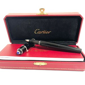 １円スタート Cartier カルティエ ボールペン ディアボロ ドゥ キャップ式 筆記用具 シルバー