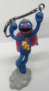  セサミ・ストリート グローバー アス スーパーグローバー アプローズ Super Grover Sesame Street Applause フィギュア キーホルダー改造