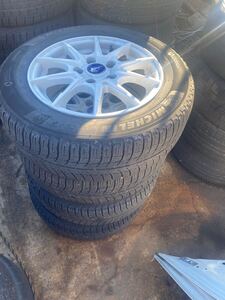 Sk1125 中古 BIGWAY 15インチ 6J+45 5H114.3 中古 18 年製 スタッドレス MICHELIN X-ICE3＋ 195/65R15 中古