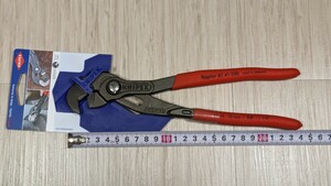 クニペックス【KNIPEX】250㎜8741-250（SB）　マルチプルスリップジョイントプライヤー 新品未使用★在庫あり