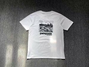 1000円スタート　パタゴニア patagonia Tシャツ　半袖　丸首 背中ロゴ コットン 男女兼用 S-3XL サイズ選択可能 TT155