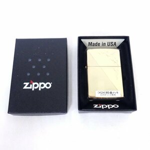 ZIPPO ジッポー K24 純金メッキ アラベスク柄 ライター 喫煙具 未使用品 /2405C