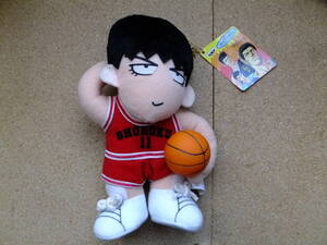 タグ付 スラムダンク 流川楓 ぬいぐるみ バンプレスト SLAM DUNK Ⅲ 3 とるとるキャッチャー 当時物 BANPRESTO アミューズメント 景品