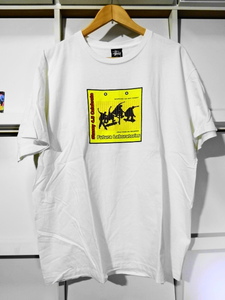 初期90s STUSSY × FUTURA コラボ Tシャツ【XL】福岡チャプト 4周年記念 200枚限定 フューチュラ ステューシー アニバーサリー アーカイブ