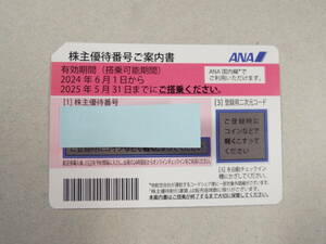 ANA株主優待券 1枚 番号通知のみ